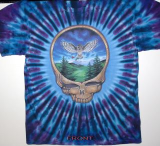 Dead SYF Owl 2 Sided Tie Dye T Shirt New Garcia Weir Lesh