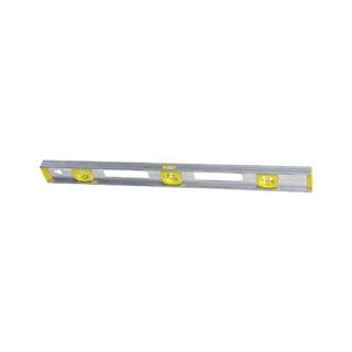 Stanley Top Read Levels 48 Aluminum Level I Beam Silver 42 076