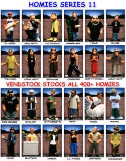 24 New Retired Series 11 Homies Mini Figure Collection Complete Set