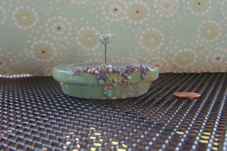 Fairy Garden Doll House Miniatures OOAK Lilly Pond Bird Bath