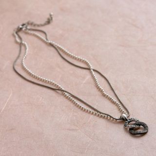 Global Vine Soul Chain Forever Pendant with 18 Double Strand Necklace