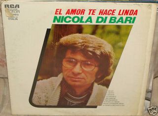 Nicola Di Bari El Amor TE Hace Linda LP VG