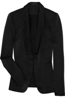 675 Alexander Wang Twill Tuxedo Jacket Blazer 8 10