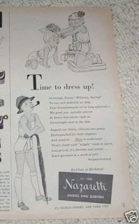 1950 Nazareth Little Boys Girls Underwear Vintage Ad