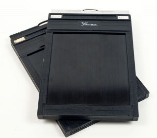 Two 4x5 Lisco Regal Plastic Film Holders for Large Format Photography