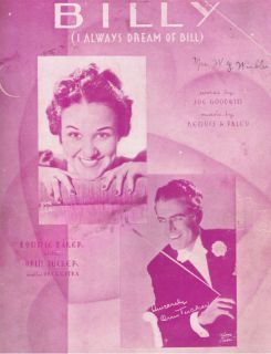 1939 Bonnie Baker with Orrin Tucker Billy Listen