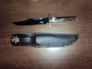 Sheffield Bowie Knife Stag Handle