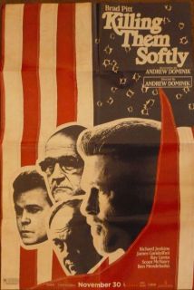 of 4 Killing Them Softly Advance Posters Brad Pitt Ray Liotta