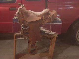Vintage Monroe Veach Western Roping Saddle Western Saddle Roping
