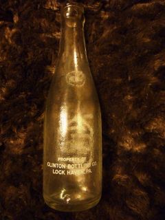 Clinton Bottling Co Lock Haven PA ACL Soda Bottle
