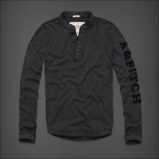 Men Abercrombie Fitch Latham Pond Long Sleeve Henley Small New