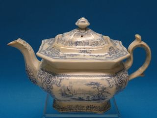 Antique T J Mayer Longport Nonpareil Teapot c1840
