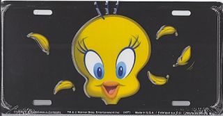 Tweety Bird Metal License Plate Looney Tunes Sign L334
