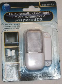 NIP LED Automatic Closet Pantry Cabinet Locker Drawer Light Battery