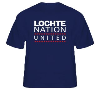 Ryan Lochte USA Swimmer Swimming Olympics Nation T Shirt