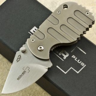 Plus Titan SUBCOM Tactical Knife Chad Los Banos 582 Framelock Titanium