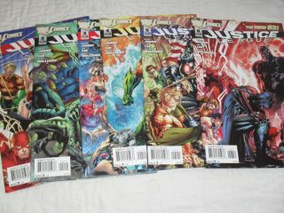 Justice League Run Issues 1 6 Geoff Johns Jim Lee New 52