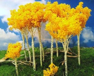 Model Railroad Trees 10 Medium Fall Aspens