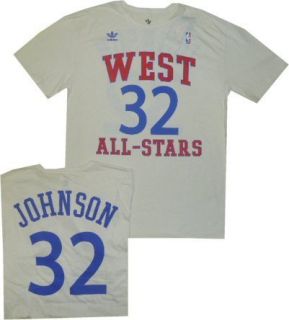 Los Angeles Lakers Magic Johnson West All Star Vintage Slim Fit T