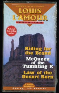 Louis LAmour Audio Book Cassette New Unopened 2 Tapes