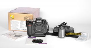 Nikon D2X 12 4 MP Digital SLR Camera Black Body Only Plus EXTRAS