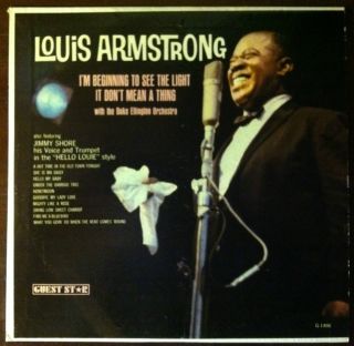 Louis Armstrong Jimmy Shore Guest Star 1965 G 1486 VG