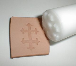 Cross of Lorraine Style 1 Leather Stamp Stamping Craft