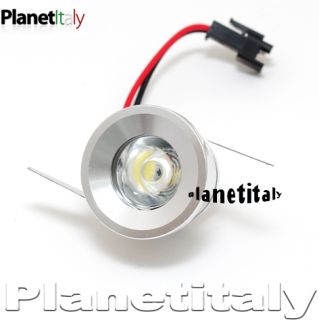 Punto Luce LED Faretto LED Incasso 1 LED 1W Luce Calda 220V LED HP