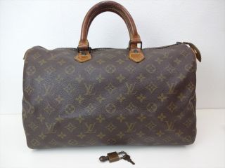 Authentic Used Louis Vuitton Handbag SPEEDY35 Monogram ID 86