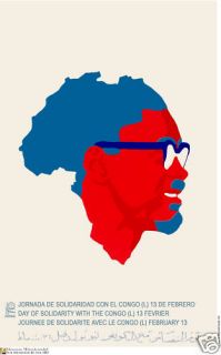 Poster African Continent Lumumba A57 Revolution Art Design