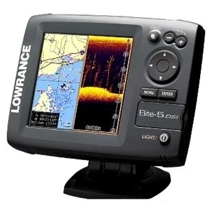 Lowrance Elite 5 DSi GPS w T M Temp Speed Chartplotter