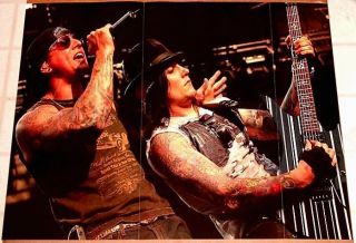 Avenged Sevenfold Synyster Gates M Shadows Live Poster