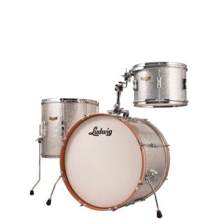 Ludwig Club Date FAB3 Shell Pack Silver Sparkle