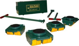 12 Ton Hillman Rollers KBSP 12P Bull Dolly Machinery Skate Kits, Poly