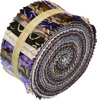 Lunn Studios Sorrento Batik Roll Up 2 5 Fabric Strips Jelly Roll