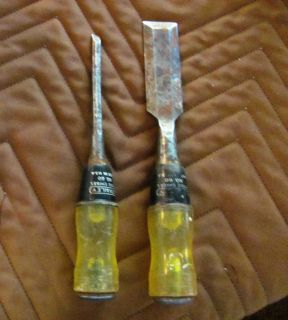 Stanley No 60 Wood Chisels 1 and 1 4