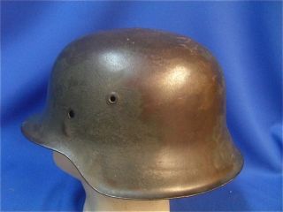 WW2 German Army M 1942 Stalheim Steel Combat Helmet Large Size 68