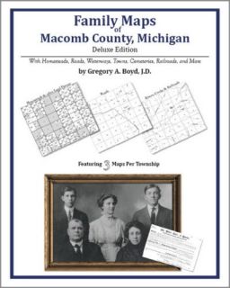 Family Maps Macomb County Michigan Genealogy MI Plat