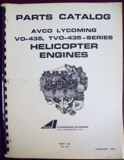 Lycoming Helicopter Engines Parts Catalog