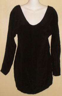 Madison Marcus 100 Silk Black Dress Sz S