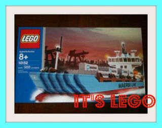 Lego Maersk Sealand Container SHIP 10152 Hard to Find RARE 10155