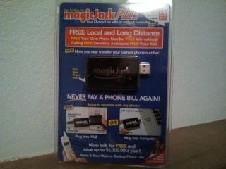 Magicjack Plus New in Box Never Opened SEALED 2012 Newest Edition