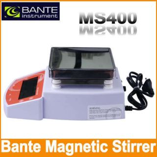 New MS400 Hot Plate Magnetic Stirrer