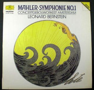 Mahler Bernstein Symph No 1 DGG Digital LP Mint Hungaroton