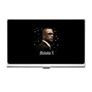 Malcolm x Black History Month Business Card Holder Case