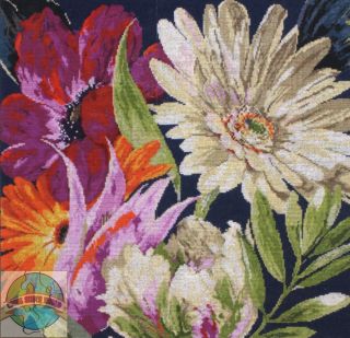 Cross Stitch Kit Maia UK Imported Bright Flowers Fan Fair M01130
