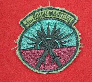 10089 US Patch 4th Equipment Maintenance Squadron Can do Will do USAF