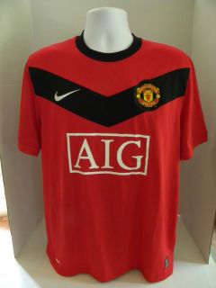 Manchester United Football Soccer Jersey PAUL SCHOLES Large Signed