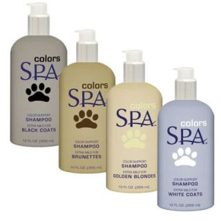 Spa Colors Dog Shampoos Color Enhancing Cat Pet Shampoo 12oz