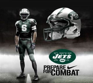 Nick Mangold New York Jets Game Used Jersey 2012 Season